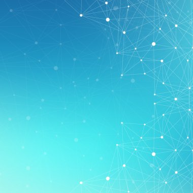 Büyük veri karmaşık. Grafik arka plan iletişim. Perspektif zemin bir derinlik. Bileşikler çizgiler ve noktalar içeren en az bir dizi. Dijital veri görselleştirme. Vektör çizim büyük veri.