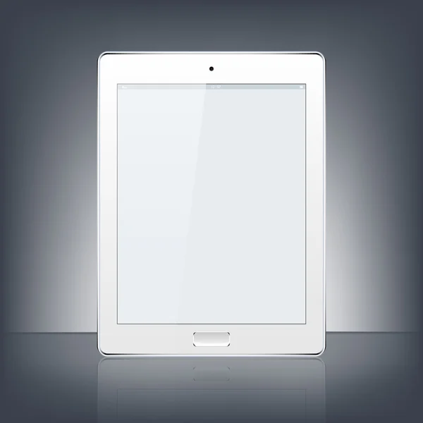 Tablet PC digital moderna. Ilustración vectorial . — Vector de stock