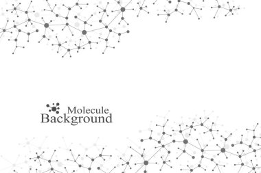 Modern yapısı molekül Dna. Atom. Molekül ve iletişim arka plan tıp, bilim, teknoloji, Kimya için. Tıbbi bilimsel zemin.