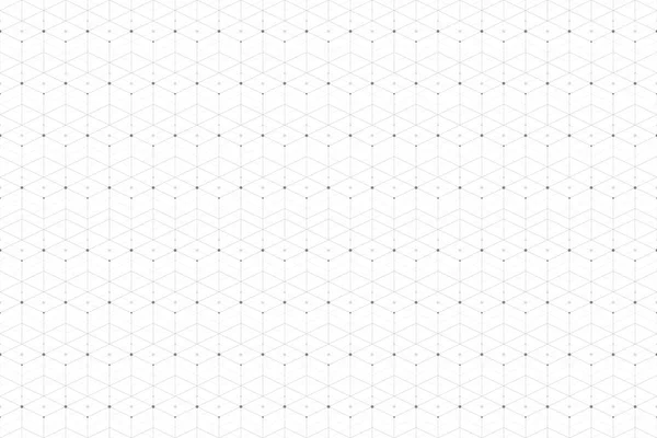 Geometric seamless pattern with connected lines and dots. Graphic background connectivity. Modern stylish polygonal backdrop communication compounds for your design. Lines plexus. Vector illustration. — Stock Vector