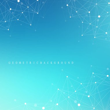 Büyük veri karmaşık. Grafik arka plan iletişim. Perspektif zemin bir derinlik. Bileşikler çizgiler ve noktalar içeren en az bir dizi. Dijital veri görselleştirme. Vektör çizim büyük veri.