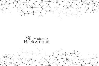 Modern yapısı molekül Dna. Atom. Molekül ve iletişim arka plan tıp, bilim, teknoloji, Kimya için. Tıbbi bilimsel zemin. Satırları pleksus. Kart yüzeyi, vektör çizim.