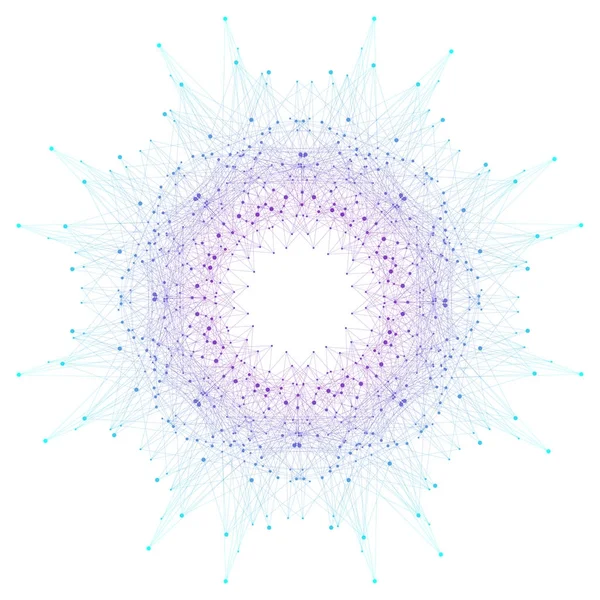 Estrutura Moderna Molécula DNA. Átomo. Molécula e comunicação de fundo para a medicina, ciência, tecnologia, química. Cenário científico médico . —  Vetores de Stock