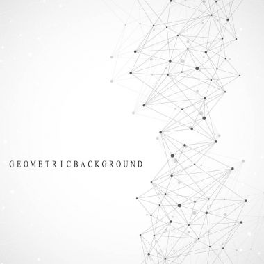 Genel ağ bağlantısı. Ağ ve büyük veri görselleştirme arka plan. Küresel iş. Vektör çizim.