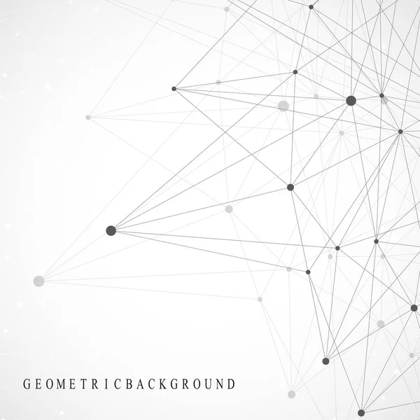 Connessione di rete globale. Sfondo di visualizzazione di rete e big data. Affari globali. Illustrazione vettoriale . — Vettoriale Stock