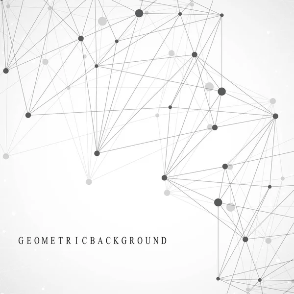グローバル ネットワーク接続。ネットワークと大きなデータ可視化の背景。グローバルなビジネス。ベクトル図. — ストックベクタ