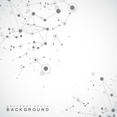 Geometrik grafik arka plan iletişim. Büyük veri bileşikler ile karmaşık. Perspektif zemin. En az dizi. Dijital veri görselleştirme. Bilimsel sibernetik vektör çizim.