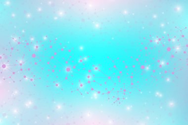 Yapısı molekül ve iletişim. DNA, atom, nöronlar. Tıp, bilim, teknoloji, Kimya için bilimsel molekül arka plan. Vektör çizim