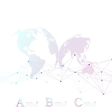 DNA molekülü vektör iş Infographic soyut. Tıbbi kimya Infographic tasarım. Broşür, diyagram, iş akışı, zaman çizelgesi, web tasarım seçenekleri ile bilimsel iş şablonu.