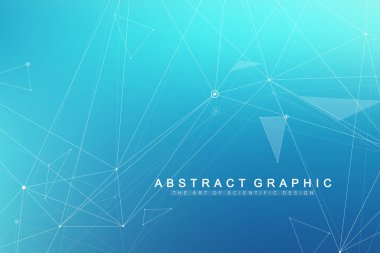 Büyük veri görselleştirme. Grafik arka plan iletişim. Perspektif zemin görselleştirme. Analitik ağ görselleştirme. Vektör çizim.