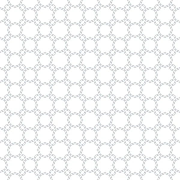 Geometric Arabic seamless pattern. Islamic texture. Muslim ornament background. — Stock Vector