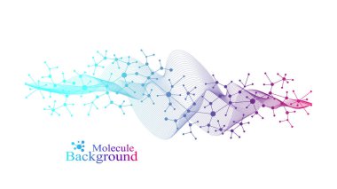 Bilimsel vektör çizimi genetik mühendisliği ve gen manipülasyonu kavramı. DNA sarmalları, DNA iplikleri, molekül veya atom, nöronlar. Bilim ya da tıp geçmişi için soyut bir yapı. CRISPR CAS9.