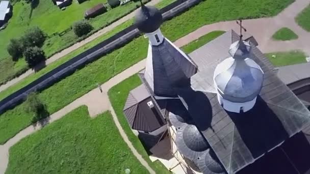 Luchtfoto drone video — Stockvideo