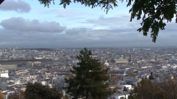 Avrupa, Fransa, Paris, hava, şaşırtıcı, mimari, cazibe — Stok video