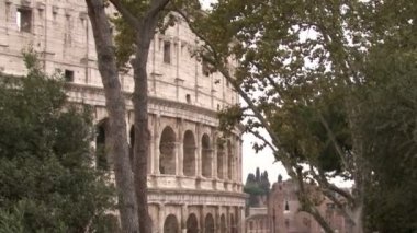 Kolezyum, Roma, İtalya, anıt Roma İmparatorluğu, hareket görünümünde gelen