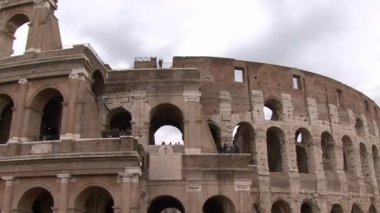 Kolezyum, Roma, İtalya, anıt Roma İmparatorluğu, hareket görünümünde gelen