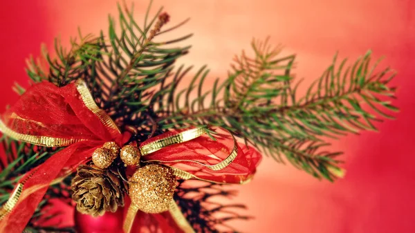 Decorações tradicionais de Natal close-up — Fotografia de Stock