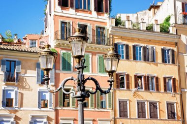 Binalar ve İspanyol Meydanı, Roma İtalya içinde pencere eşiği