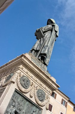 Heykel Giordano Bruno - Campo de' Fiori Roma İtalya