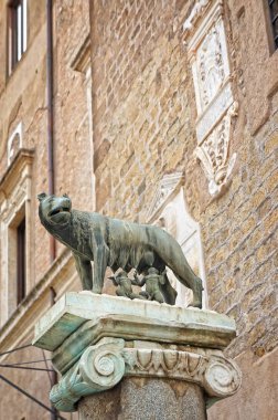 Heykel bir anne kurt - Roma, İtalya