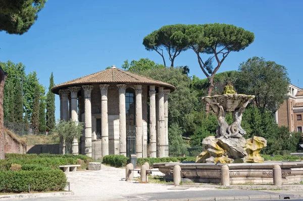 Vesta Tapınağı Roma Talya — Stok fotoğraf