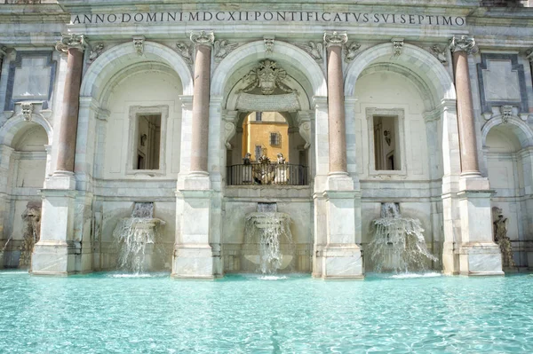 Acqua Paola Fountain, Gianicolo, Roma, Itália — Fotografia de Stock