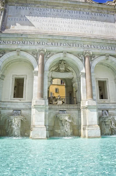 Acqua Paola Fountain, Gianicolo, Roma, Italia —  Fotos de Stock