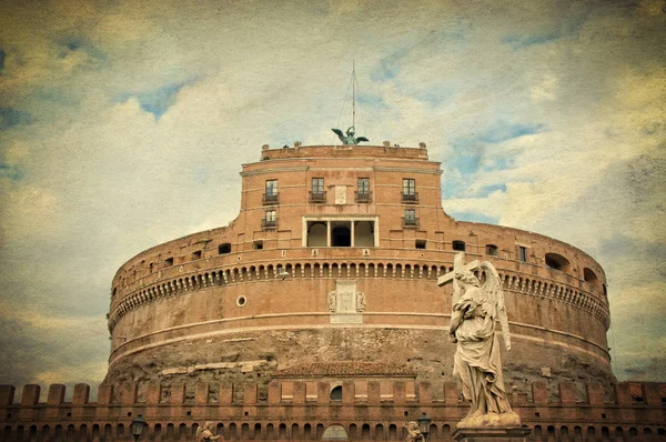 Slottet av en helig ängel - Rom Italien — Stockfoto