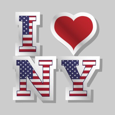 New York afiş seviyorum