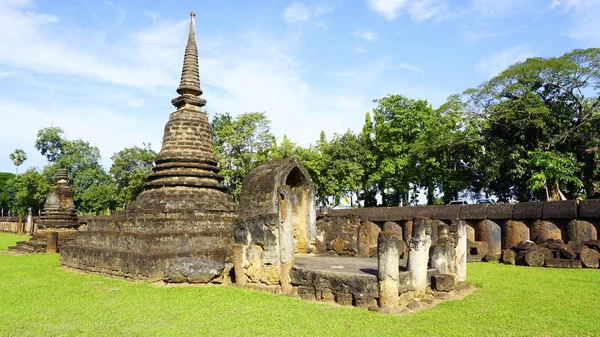 Pagoda w Sukhothai Rozciągacz światowego dziedzictwa — Zdjęcie stockowe