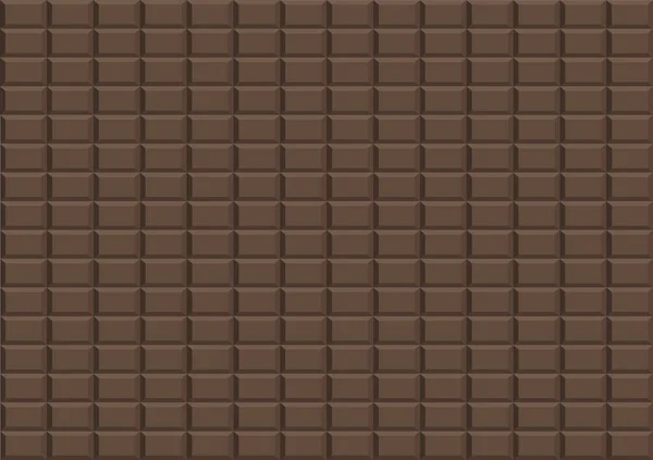 Brown Dark Chocolate bar seamless pattern background — Stock Vector
