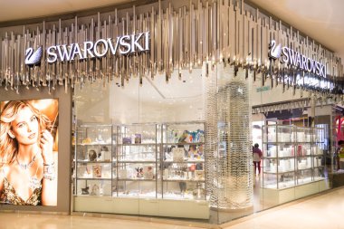 Kuala Lumpur, Malezya - 29 Ocak 2017: A Swarovski Ag bir