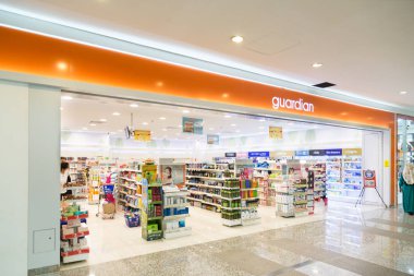 Kuala Lumpur, Malezya - 29 Ocak 2017: Guardian eczane olduğunu