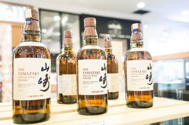 Kuala Lumpur, Malezya - 29 Ocak 2017: Yamazaki viski 