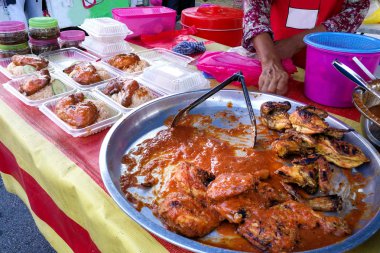 Ayam percik veya ızgara tavuk, Malezya Malay popüler gıda 