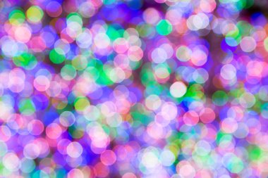 Renkli bokeh arka plan ışığı defocused