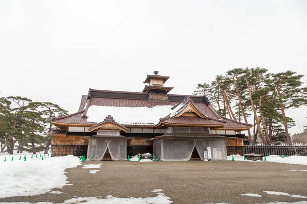 Attractie voormalige magistate dienst toerisme van Hakodate Japan voor — Stockfoto