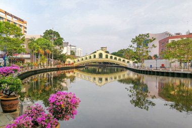 Malacca, Malaysia, 8 Nisan 2018: Malacca şehir BM verilir