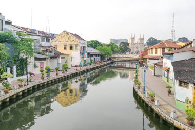 Malacca, Malaysia, 8 Nisan 2018: Malacca şehir BM verilir