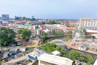 Malacca, Malaysia, 8 Nisan 2018: Malacca şehir BM verilir