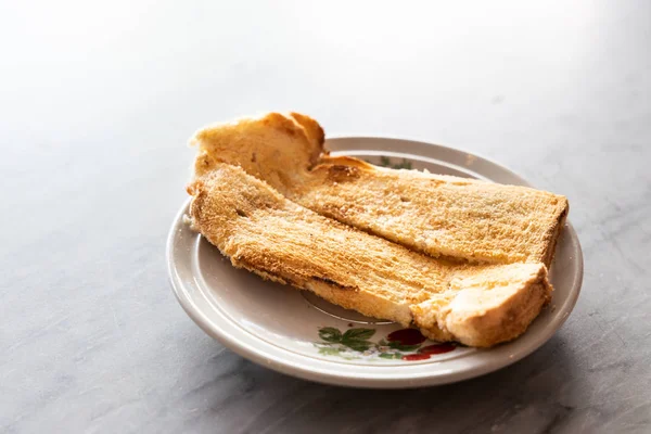 Rostat bröd med smör kaja, populär frukost bland malaysiska — Stockfoto