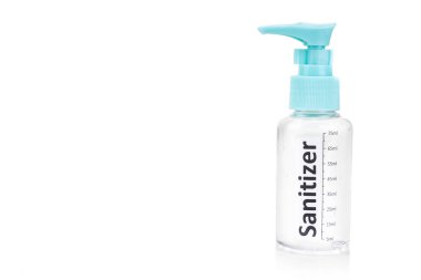 Hand sanitizer spray used as protection against influenza
