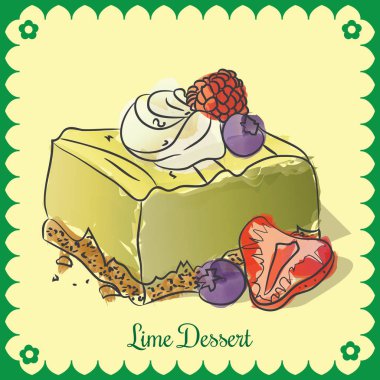 Vektör kireç tatlı