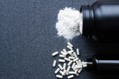 kavanoz için vücut geliştirme beslenme takviyeleri ile