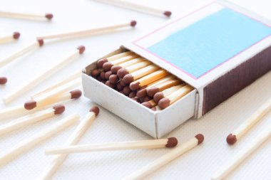 kibrit kutusu ve bir maç portre