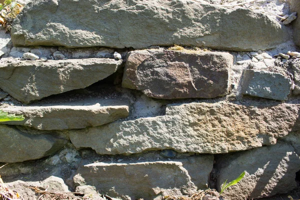 Tijolos. Uma parede de pedras . — Fotografia de Stock