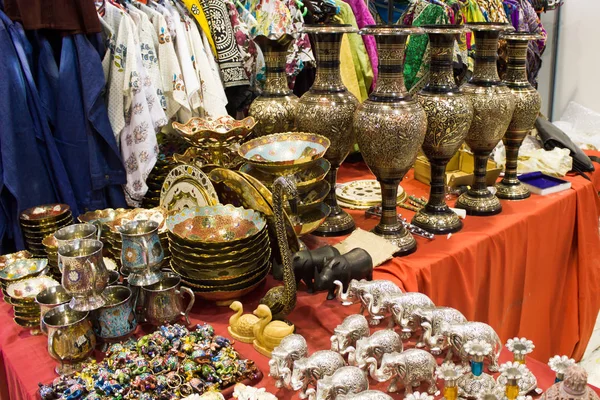 Indische Souvenirs in de markt — Stockfoto