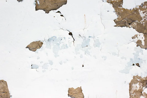 Παλιά τσιμεντένιο τοίχο με μια κατεστραμμένη γύψο — Φωτογραφία Αρχείου