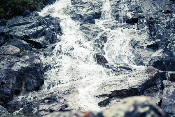 Mountain Waterfall Summer Day — Stock Photo, Image