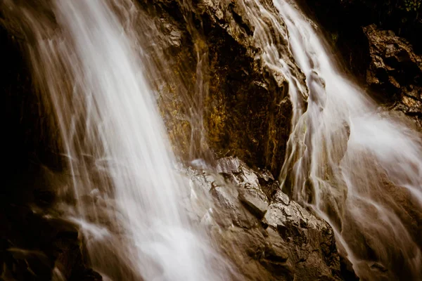 Гірський Водоспад Літній День — стокове фото